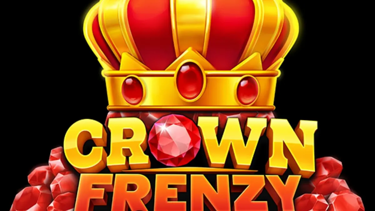Tampilan visual mewah dari slot Crown Frenzy LockNWin dengan simbol permata dan mahkota